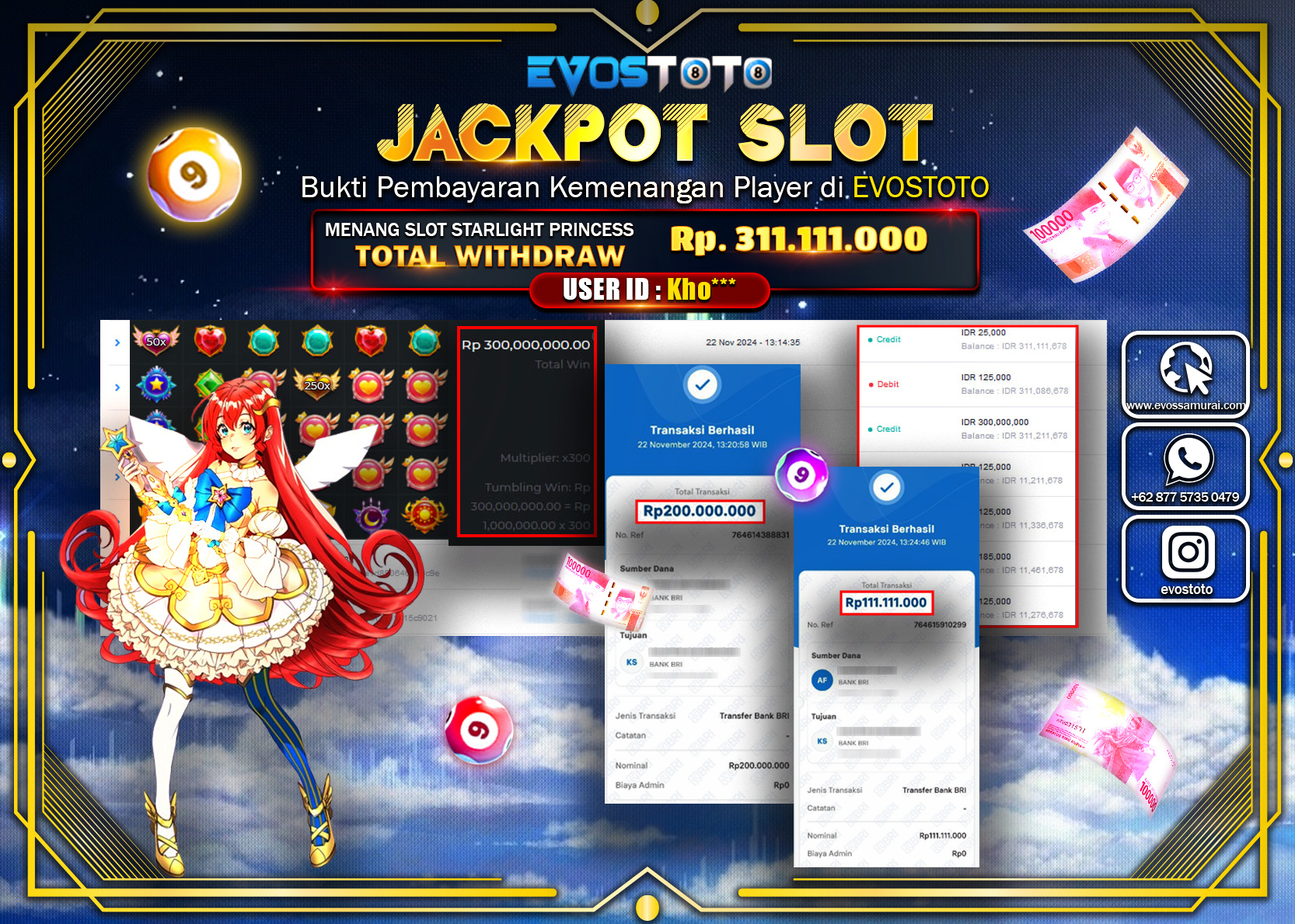 PEMBAYARAN JACKPOT SLOT GATES OF OLYMPUS 50.290.000 DI BAYAR LANGSUNG !