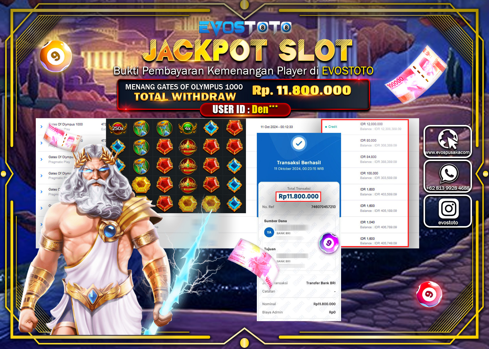 PEMBAYARAN JACKPOT SLOT STARLIGHT PRINCES 1000 11.800.000 DI BAYAR LANGSUNG !