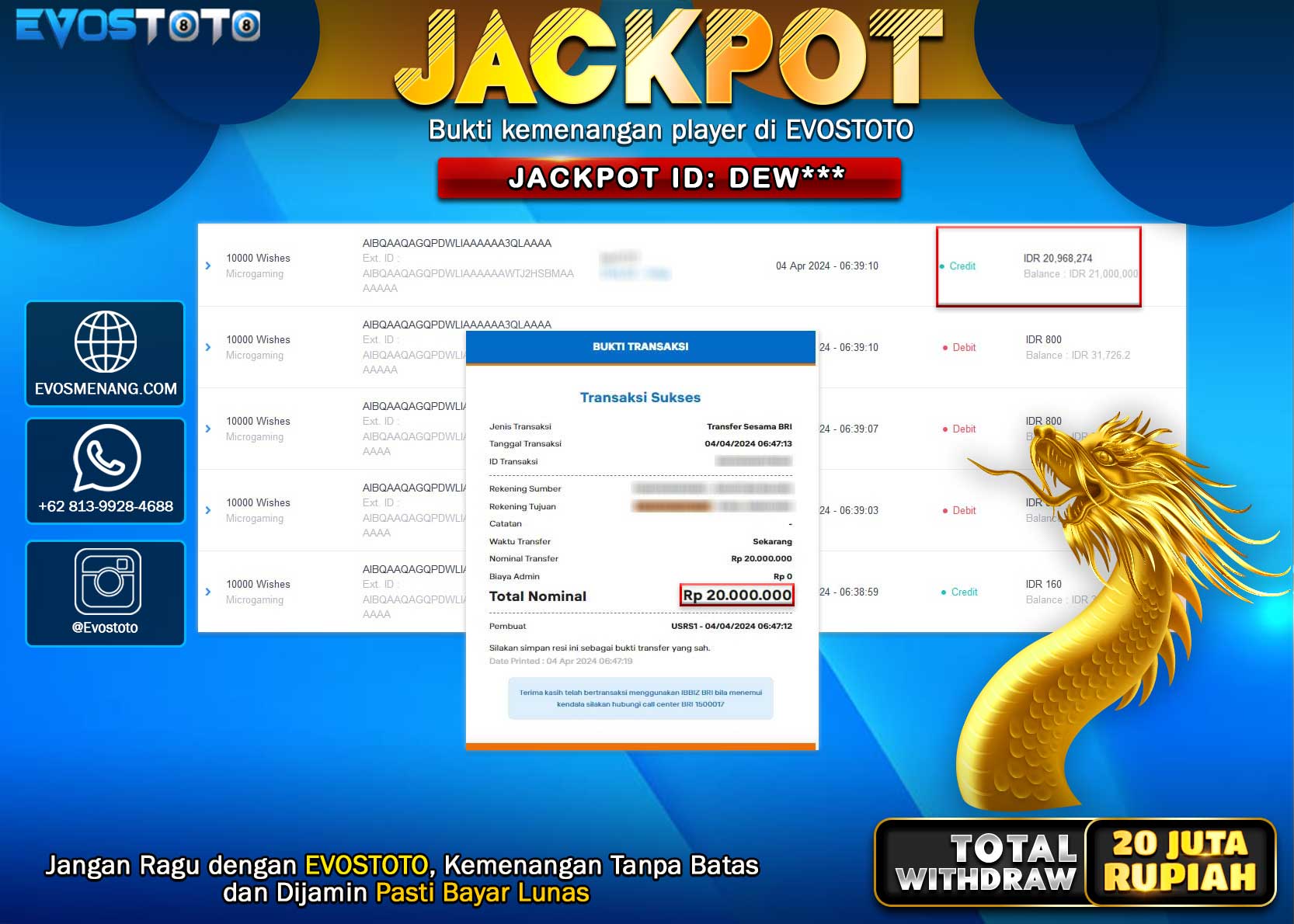 PEMBAYARAN JACKPOT SLOT 10000 WISHES 20.000.000 DI BAYAR LANGSUNG !